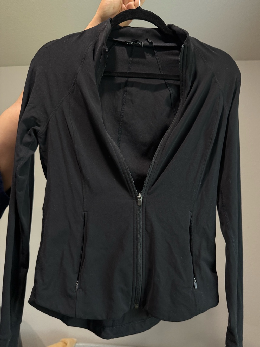 Athleta Black Full-Zip Performance Jacket